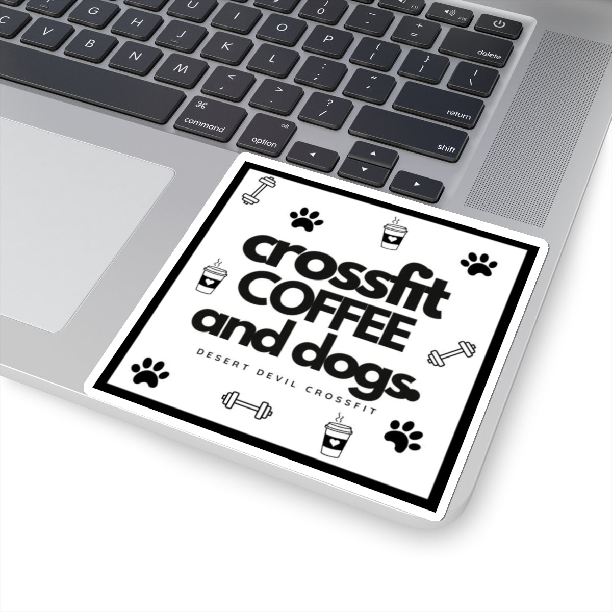 CF Coffee and Dogs Sticker