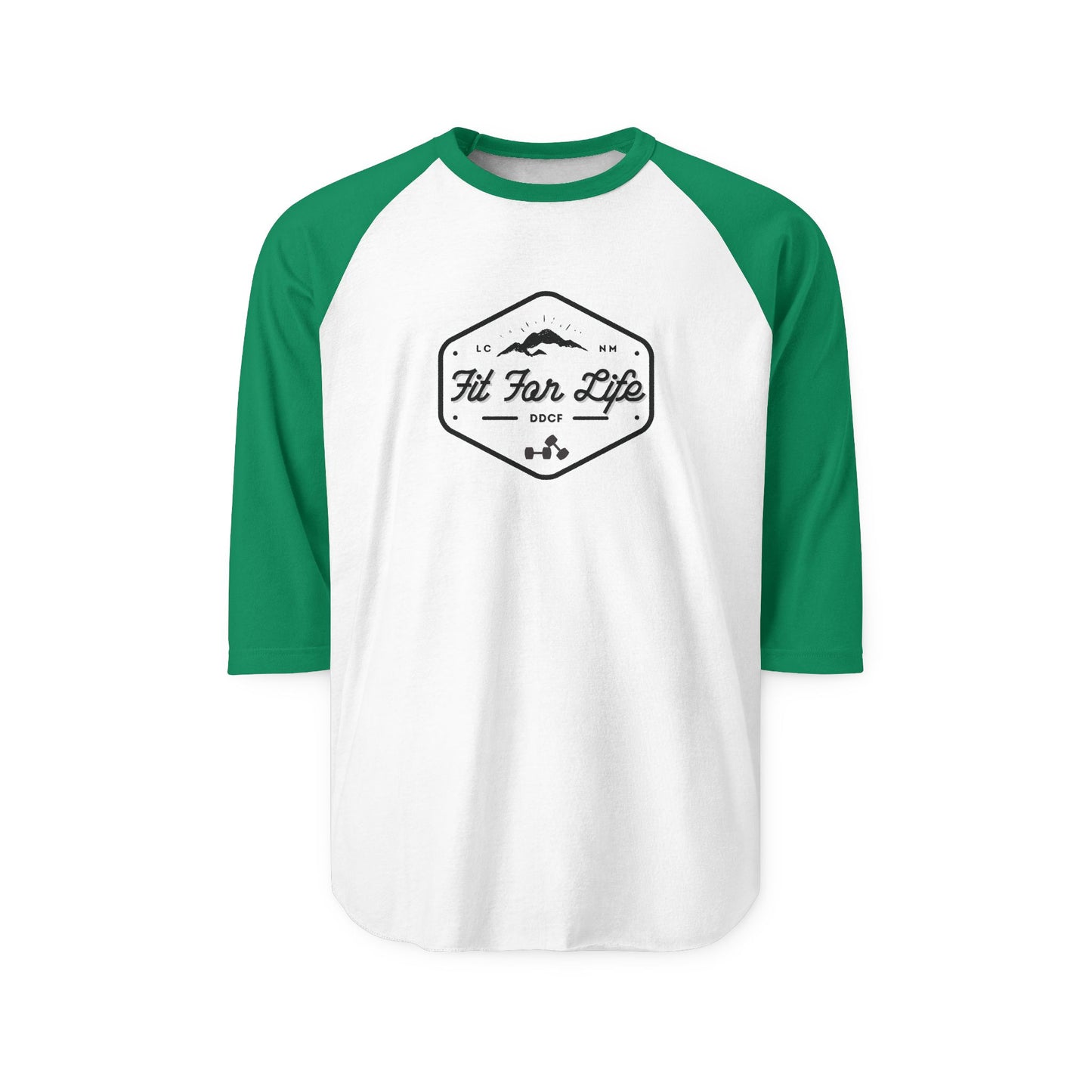 Fit For Life Unisex Baseball Tee