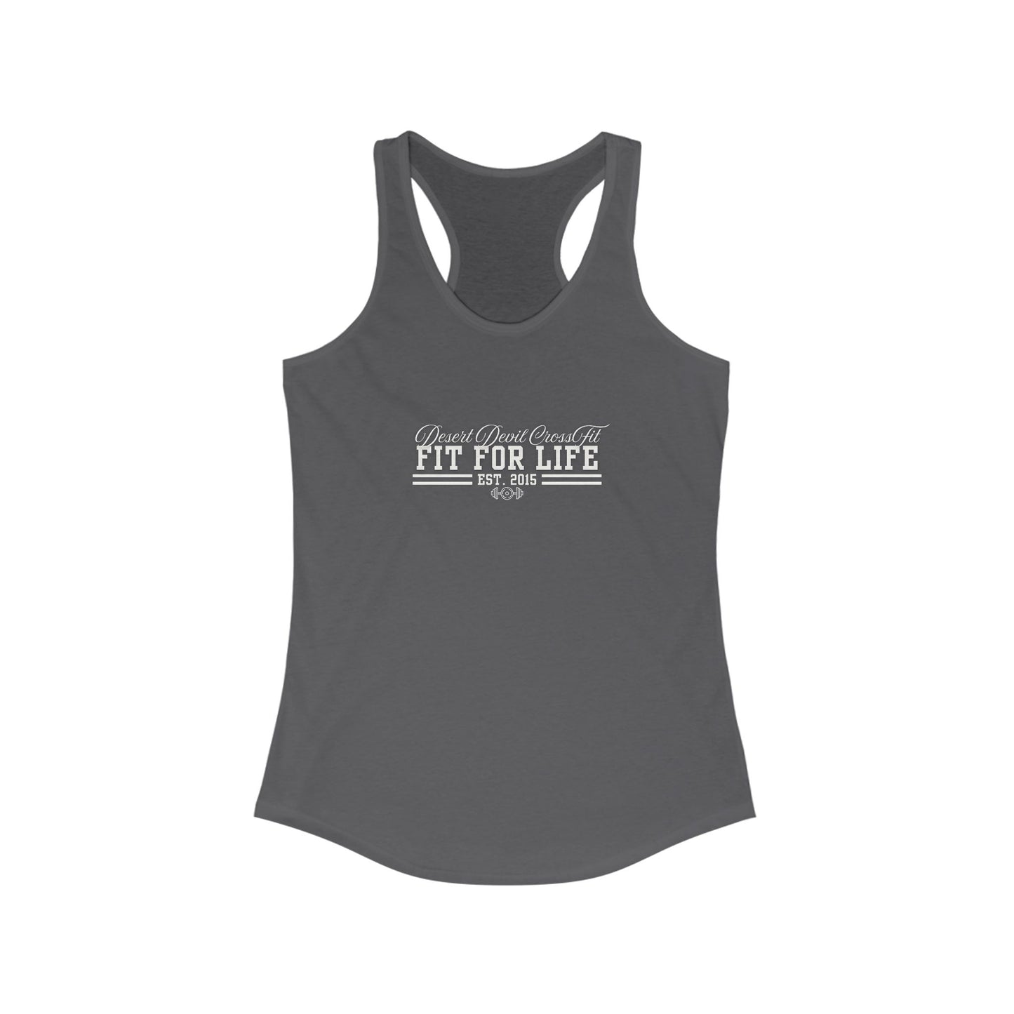 Fit for Life Racerback Tank, Workout Top, Gym Apparel, Fitness Shirt, Athletic Wear, Casual Tank
