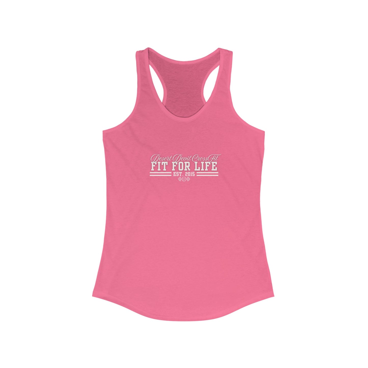 Fit for Life Racerback Tank, Workout Top, Gym Apparel, Fitness Shirt, Athletic Wear, Casual Tank
