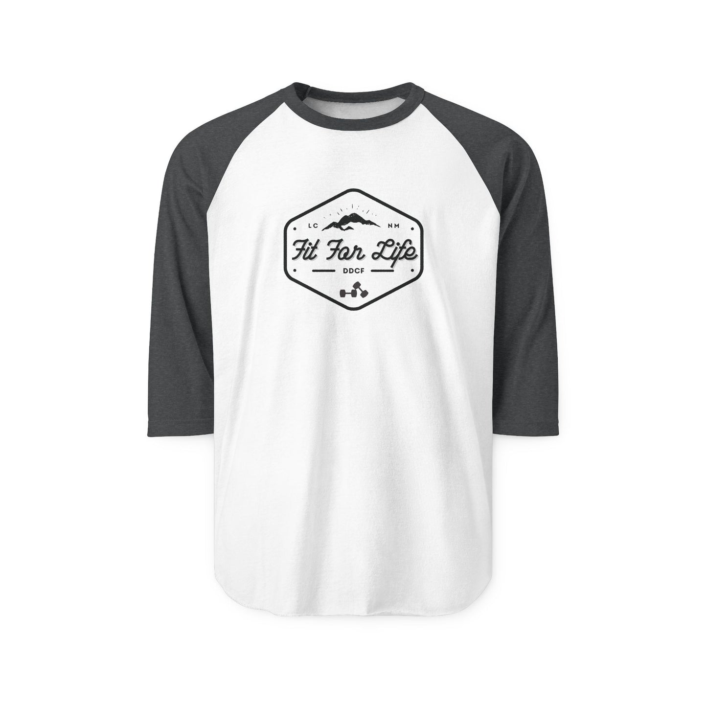 Fit For Life Unisex Baseball Tee